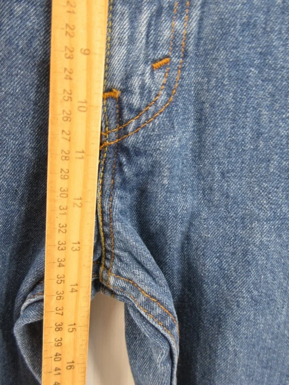 Levis 505 Jeans 44X34 Regular Fit Straight Leg Red Tab Denim Pants NEW